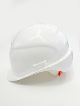 Каска защитная с вентиляцией (с храповиком), белая