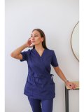 Костюм женский MedLine Оксана (тк.Стрейч,120), т.синий