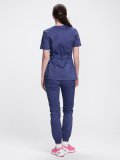 Костюм женский MedLine Оксана (тк.Стрейч,120), т.синий