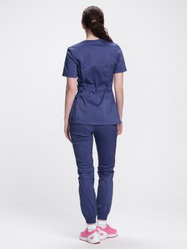 Костюм женский MedLine Оксана (тк.Стрейч,120), т.синий