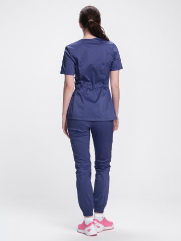 Костюм женский MedLine Оксана (тк.Стрейч,120), т.синий