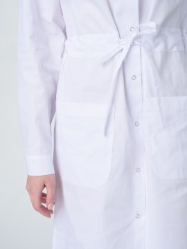 Халат женский Сансара-001 (тк.Смесовая,160) MedLine, белый