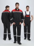 Костюм Лигор-2 СОП (тк.Смесовая,210) п/к, черный/красный