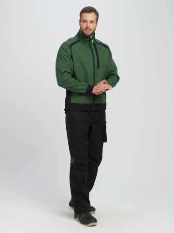 Куртка ProfLineLeader (тк.Софтшел), хаки/черный
