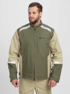 Куртка Ридоф (тк.Канвас,270), хаки/бежевый
