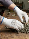 Перчатки ProfLineSpecialist нейлоновые с ПУ-покрытием, белый