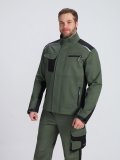 Куртка ProfLineLeader (тк.Хлопок/Спандекс,260), хаки/черный