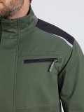Куртка ProfLineLeader (тк.Хлопок/Спандекс,260), хаки/черный