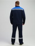 Костюм Лигор-2 СОП (тк.Саржа,250) п/к, т.синий/васильковый