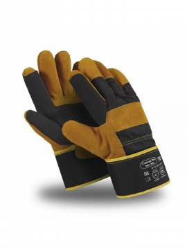 Перчатки Manipula Specialist® Сталкер Про (спилок/ткань+интерлок), SPL-72/MG-292