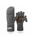 Перчатки-рукавицы утепленные ProfLineSpecialist (Полушерсть/спилок), серый
