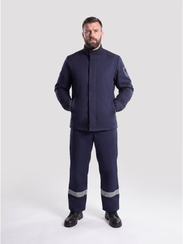 Костюм сварщика летний 3кл.защиты (тк.Хлопок, 450), т.синий (17-17214)