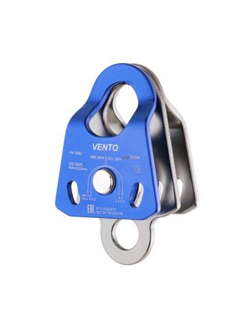Блок-ролик VENTO™ двойной Double дюраль с подшипником, vpro 0192/vnt 1092